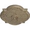 Ekena Millwork Waltz Ceiling Medallion (Fits Canopies up to 5 1/4"), 24"W x 20 1/2"H x 1 1/8"P, Gobi Desert Crackle CM24WAGDC - alternate 4